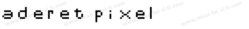 aderet pixel字体转换